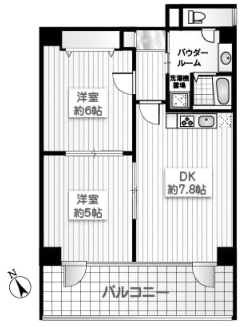 リフレ日本橋5F 間取り図