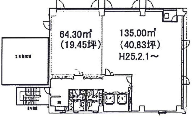 大栄ツインビルN館4F 間取り図