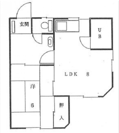 長者丸メゾン102 間取り図