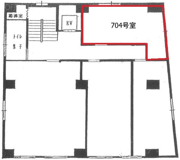 友野本社ビル704 間取り図