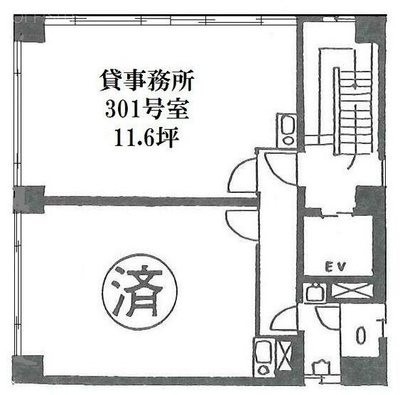 水野ビル301 間取り図