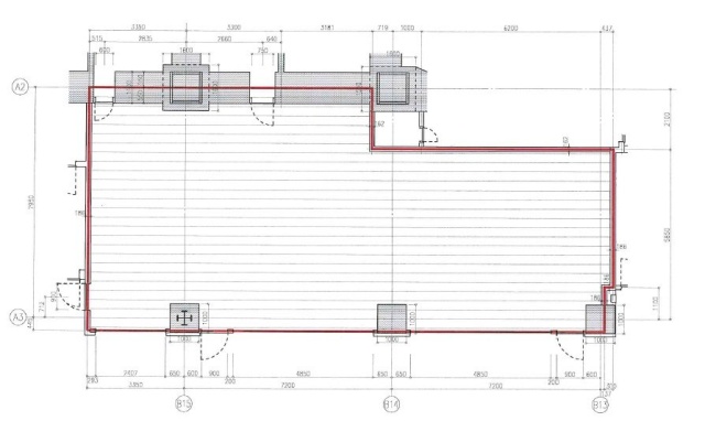 電通本社ビル(カレッタ汐留)B42 間取り図