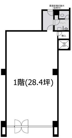 CMビル1F 間取り図