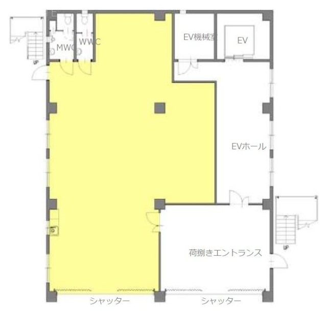 (仮)Imas Kikukawa1F 間取り図