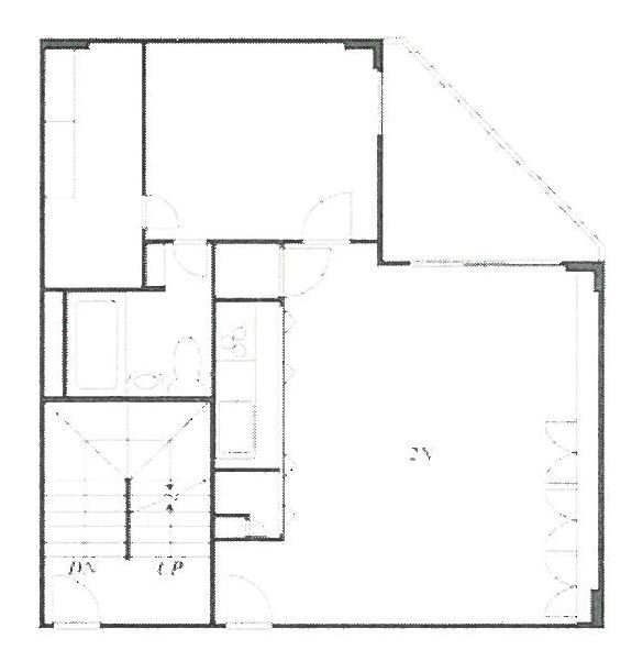 オークヒルアパートメント2N 間取り図