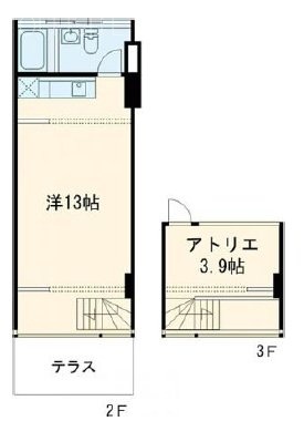 クラールハイト三宿Ⅰ304 間取り図