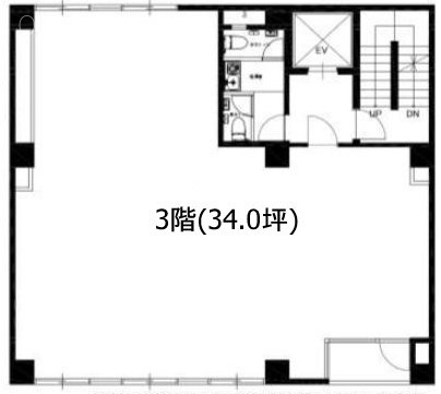 T・M水道橋ビル3F 間取り図