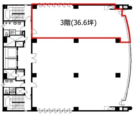 エキニア新宿3F 間取り図