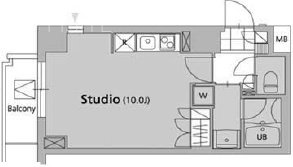 ROPPONGI 7ビル902 間取り図