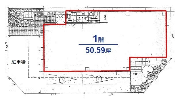 モリタニビル1F 間取り図