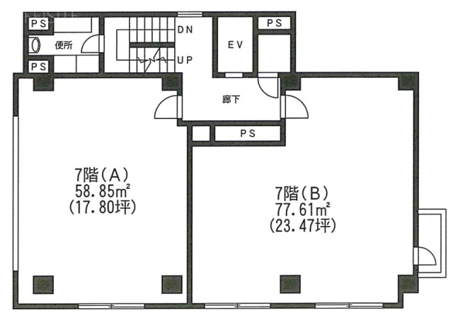 ファーストビルA 間取り図