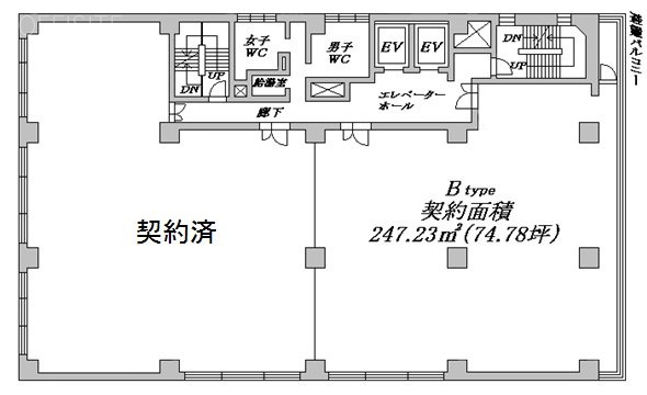 WISE NEXT新横浜9F-B 間取り図