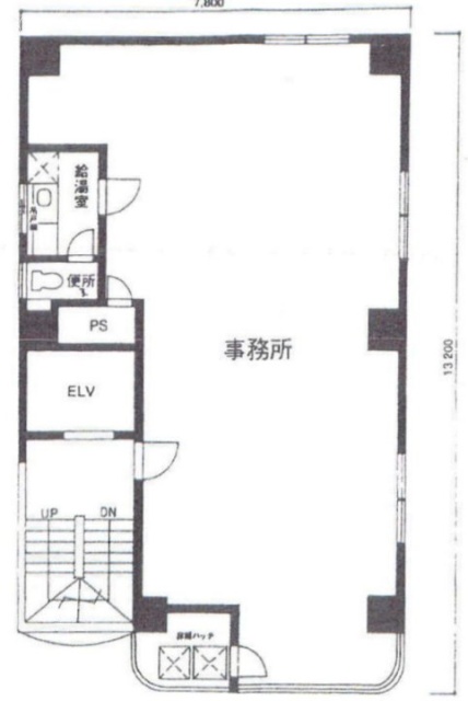 クランデックビル3F 間取り図