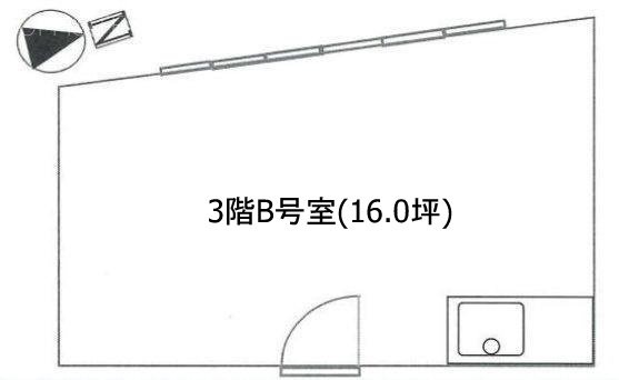 三昭ビルB 間取り図