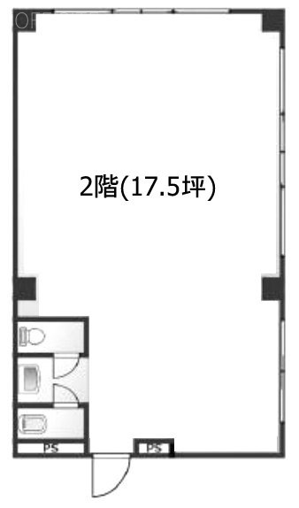 ランディ田町2F 間取り図