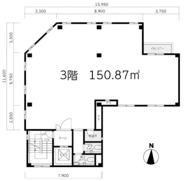 イノックスビル3F 間取り図