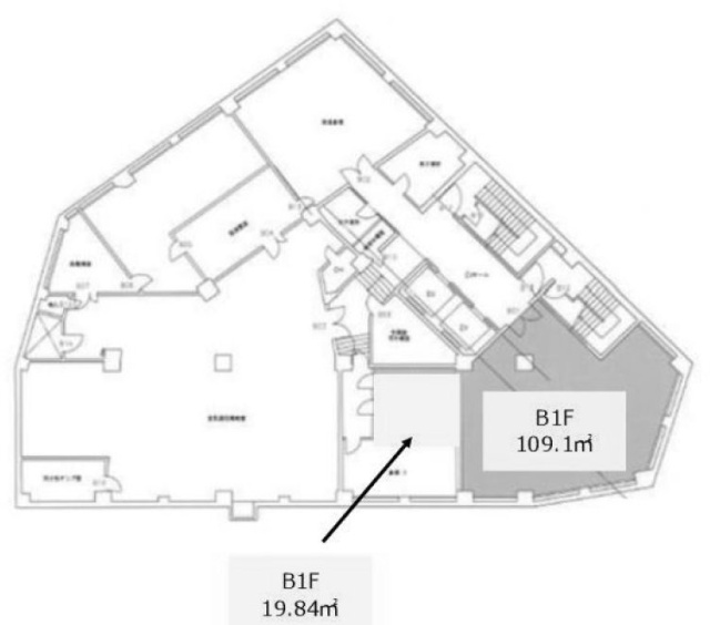 永田町ビルB1F 間取り図