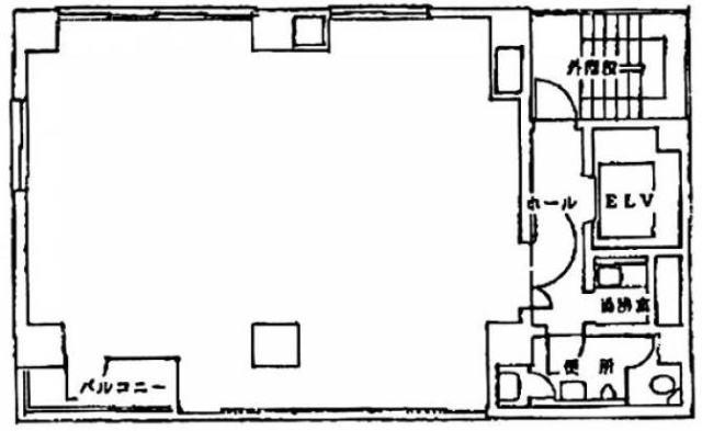 築地大長(つきじおおおさ)ビル6F 間取り図