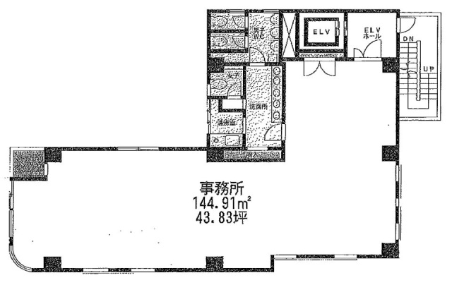 JTTビル2F 間取り図