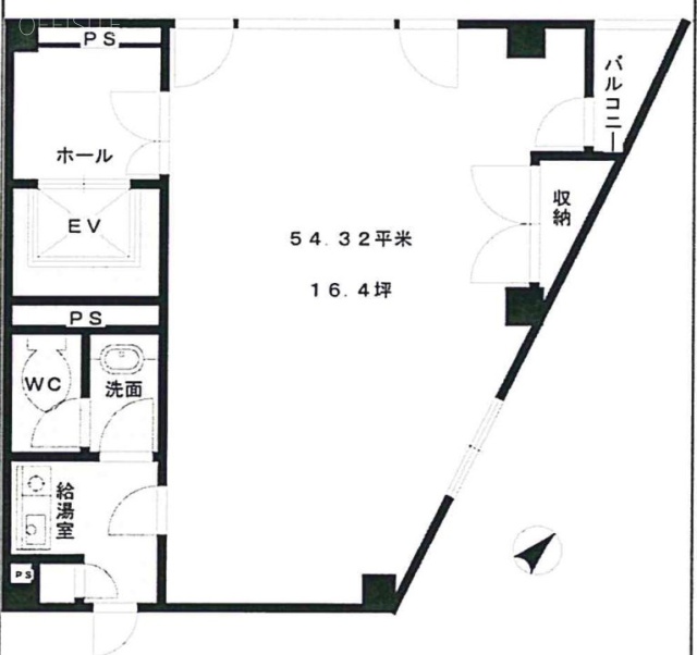 永山Uビル7F 間取り図