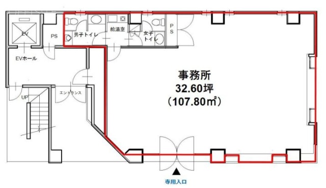 半蔵門MKビル1F 間取り図