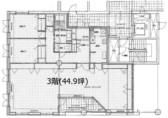 高會堂(こうかいどう)ビル301 間取り図