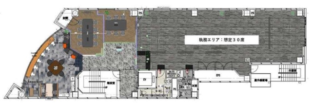 新宿311ビル801 間取り図