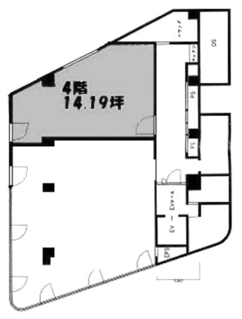 青山KYビル4F 間取り図