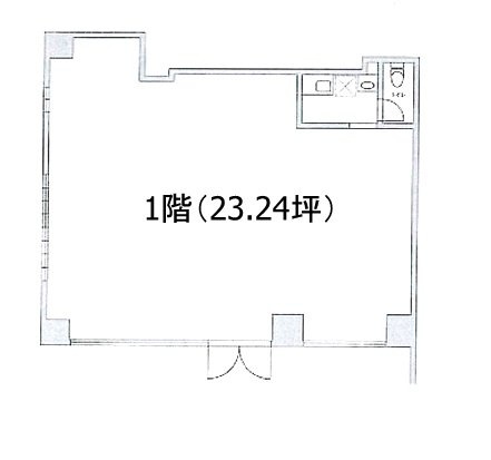 ミレア北参道1F 間取り図