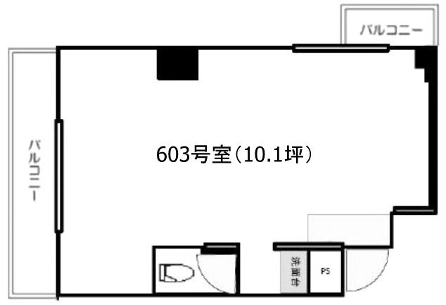 ライオンズプラザ恵比寿603 間取り図