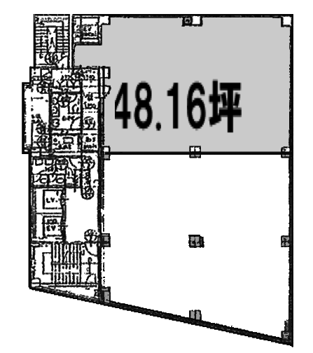 久保田ビル8F 間取り図