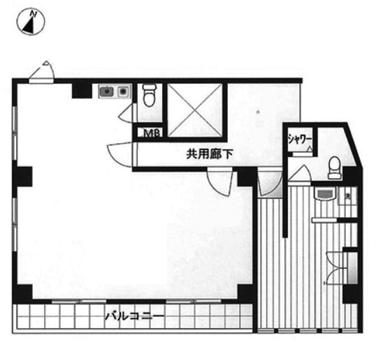 カーサF&Sビル201・202 間取り図