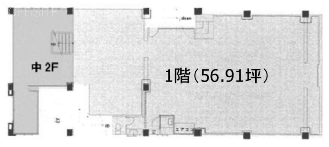 サクライビル1F 間取り図