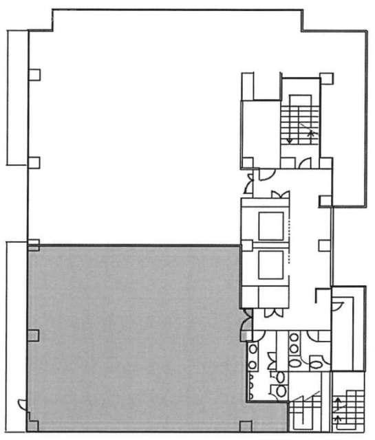 綜通横浜ビル8F 間取り図