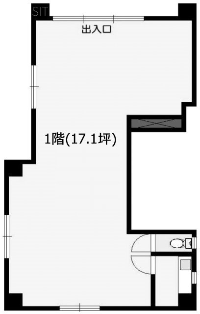 深澤ビル1F 間取り図