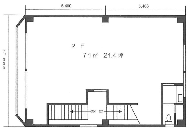 波多野ビル2F 間取り図