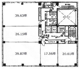 ERVIC横浜ビル8F 間取り図