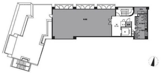 四谷アネックス5F 間取り図