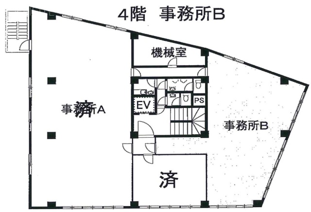 谷ビルB 間取り図