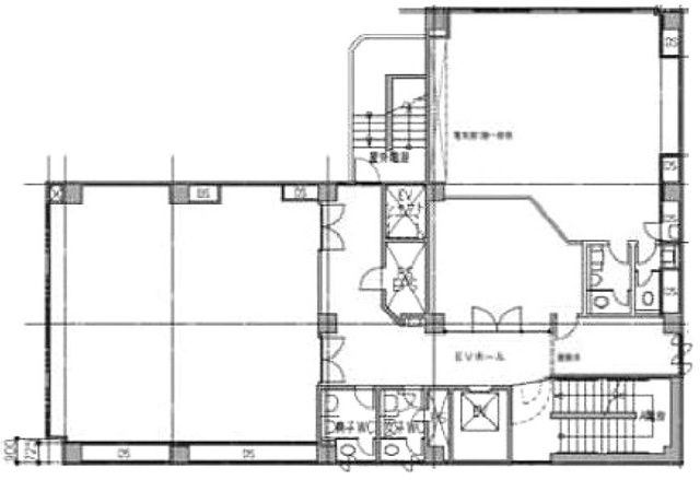 代ゼミ横浜アトリエ校ビル2F 間取り図