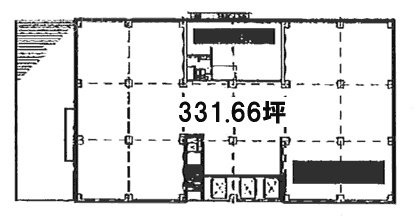 安田芝浦7号ビル2F 間取り図