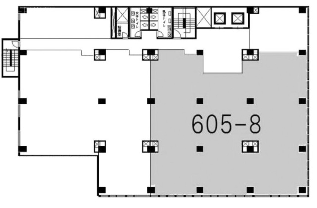 オリンピック曙町ビル605-6 間取り図