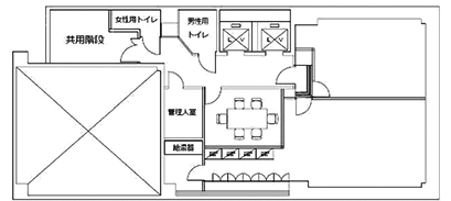 北大手町スクエア3F 間取り図