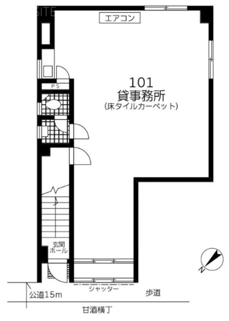 伊藤ビル1F 間取り図