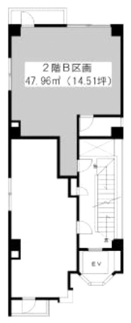 クロスロード反町ビルB 間取り図