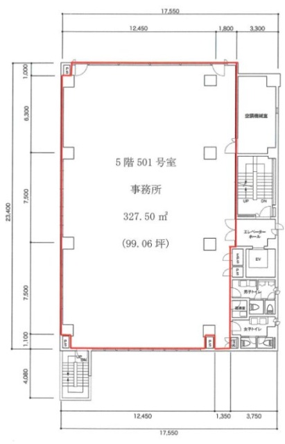 小田急初台ビル501 間取り図