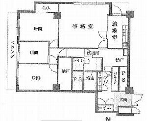 渋谷ホームズ1205 間取り図