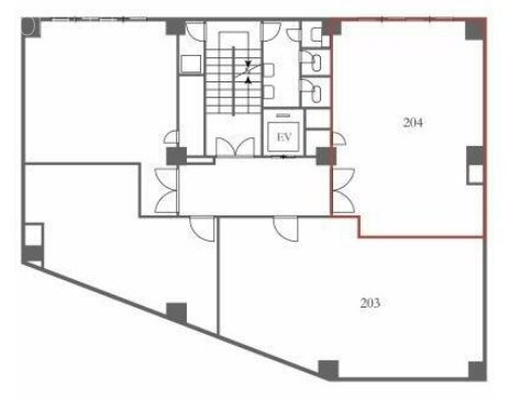 三久ビル204 間取り図