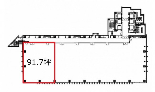 横浜プラザビル3F 間取り図