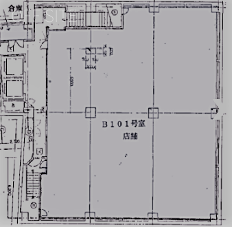 ティファニー銀座ビルB1F 間取り図